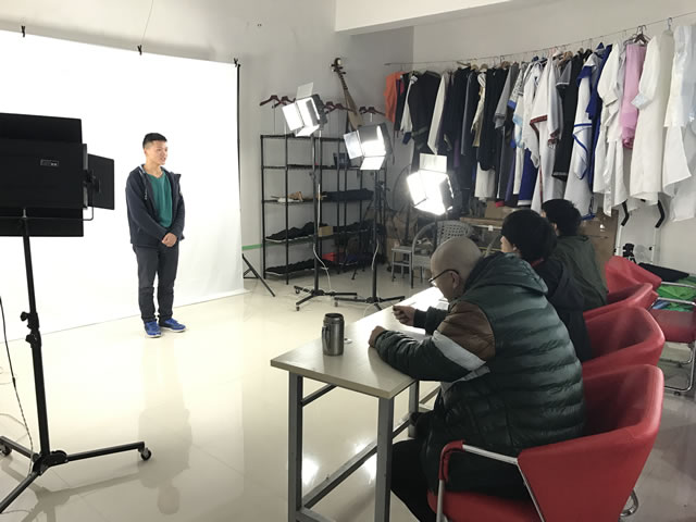 海选在学院影视动漫游戏实训基地举行